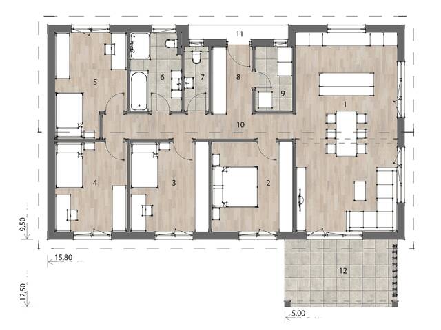 Immobilie in Heimschuh - Kaufen statt Mieten / Top Bungalow belagsfertig 129 qm - Bild 1