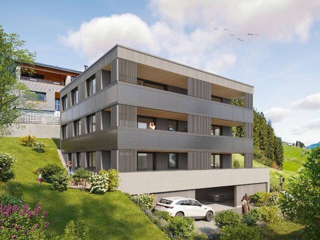 Immobilie in Sulzberg - Residenz Rutholz – Exklusives Wohnen mit Weitblick in A-6934 Sulzberg Privates Wohnen auf höchstem Niveau – nur 3 Einheiten - Bild 0