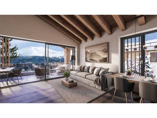 Immobilie in Turracherhöhe - zauberhafte Neubau Chalet Doppelhaushälfte - schneesicher auf der Turracher Höhe - Ski in & out - touristische Vermietung mit Eigenbuchung möglich! - Bild 2