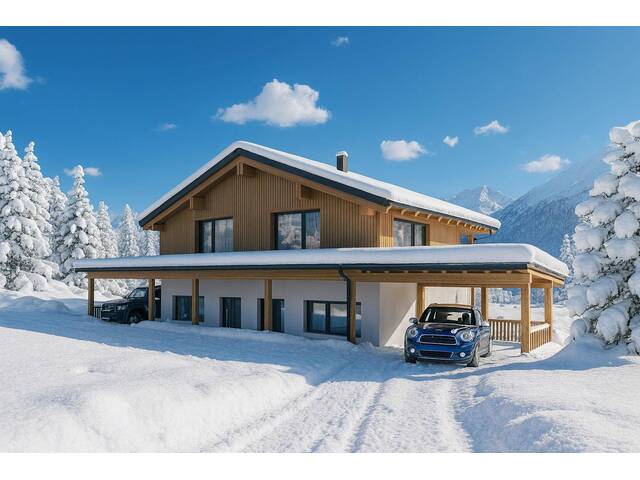 Immobilie in Turracherhöhe - zauberhafte Neubau Chalet Doppelhaushälfte - schneesicher auf der Turracher Höhe - Ski in & out - touristische Vermietung mit Eigenbuchung möglich! - Bild 3