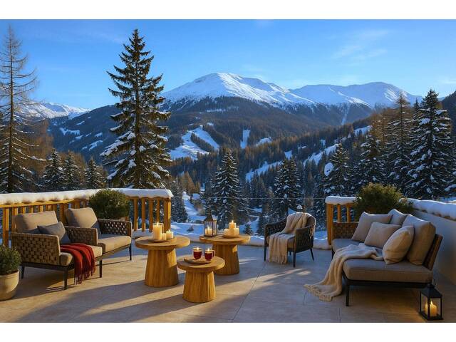 Immobilie in Turracherhöhe - zauberhafte Neubau Chalet Doppelhaushälfte - schneesicher auf der Turracher Höhe - Ski in & out - touristische Vermietung mit Eigenbuchung möglich! - Bild 4