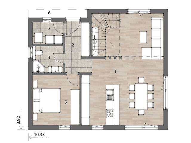 Immobilie in Güssing - Kaufen statt Mieten / Top Einfamilienhaus belagsfertig 125 qm - Bild 1