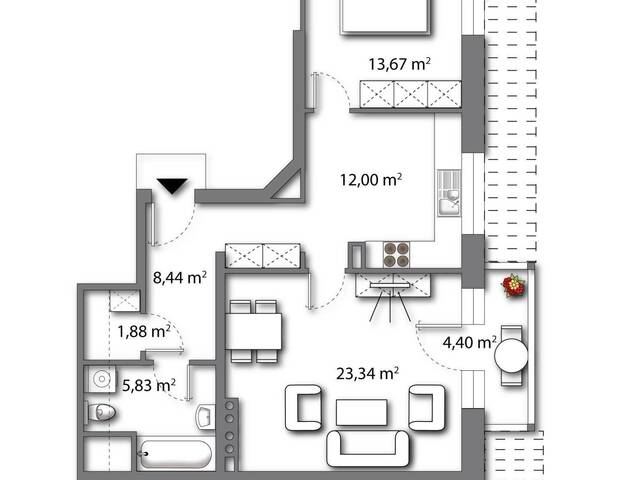 Immobilie in Tamsweg - 2-Zimmer-Wohnung in ruhiger Lage - Bild 4