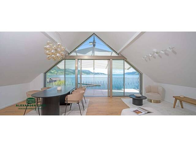 Immobilie in Unterburgau - Direkt am Wasser, Penthouse Attersee - Bild 2