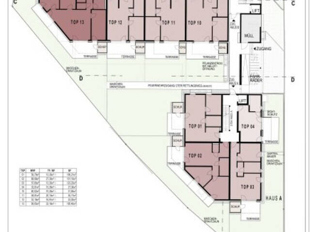 Immobilie in Hall in Tirol - 1-Zimmer-Wohnung, Top 08, 1.OG, Hall in Tirol - Bild 3
