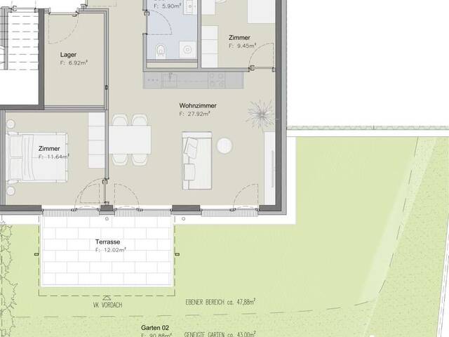 Immobilie in Patsch - BAUSTART MAI - kleine ansprechende Wohnanlage Aussichtslage Patsch - Bild 3