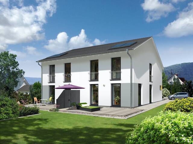 Immobilie in Altach - Neue Doppelhaus-Hälfte in Ziegelbauweise inkl. Grundstück€ 643.000,00 plus WBF! - Bild 0