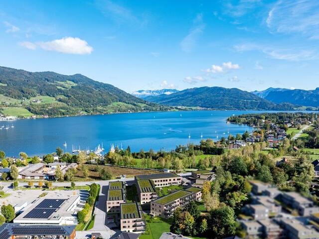 Immobilie in St. Lorenz - Moderne 3-Zimmer-Wohnung mit Balkon in Traumhafter Lage am Mondsee - Bild 0