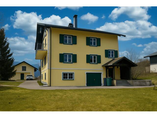 Immobilie in Puchberg am Schneeberg - Einfamilienhaus und Gästehaus auf großem Grundstück, Pool und Schneebergblick! - Bild 3