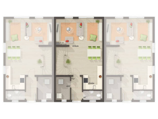 Immobilie in Hohenems - Neues Doppelhaus mit Studio 146 m2 in Ziegelbauweise € 647.000,00 plus WBF! - Bild 2