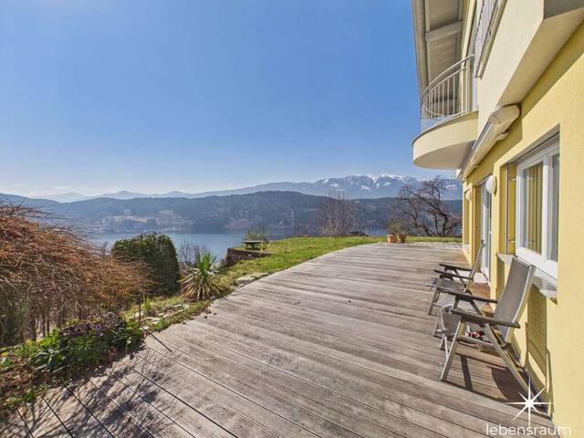Immobilie in Millstatt am See - Panorama-Residenz Millstatt: Wo Wohndesign auf grenzenlose Freiheit trifft. Exklusives Anwesen mit Seeblick. - Bild 1