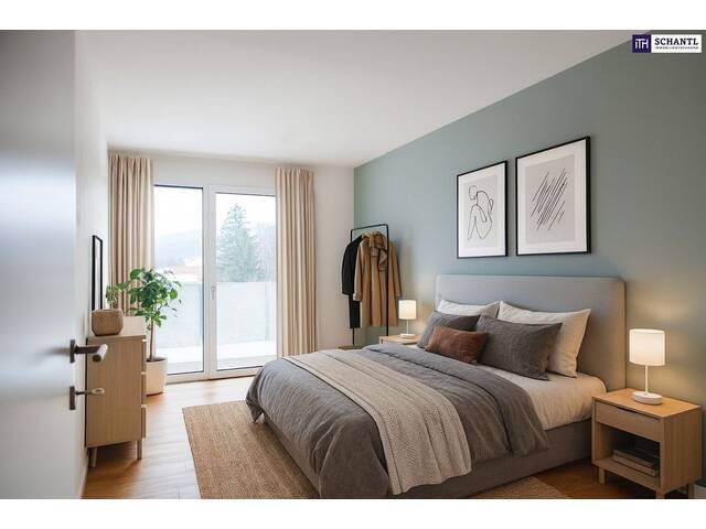 Immobilie in Kaltenleutgeben - FRÜHJAHRSAKTION!! Zwischen Wienerwald und Weltstadt. Lebens(t)raumerfüller im Wienerwald! TOP Neubauwohnung mit viel Freiraum! Traumhafte Rundum-Terrasse + Ideale Raumaufteilung + Grün wohin das Auge reicht + Luftwärmepumpe! - Bild 4