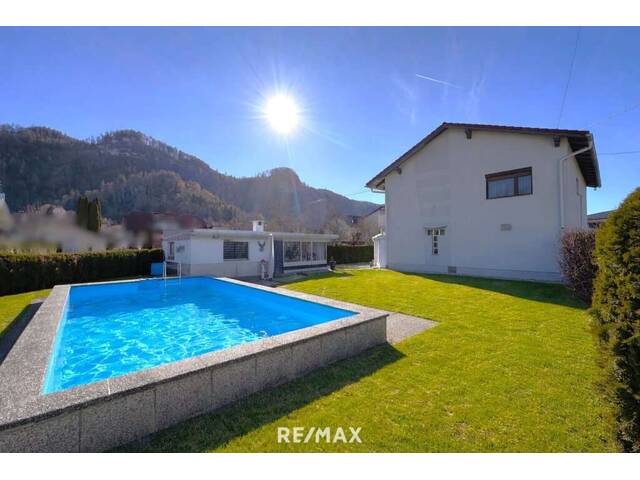 Immobilie in Ebenthal - Wohnen wie im Urlaub: Haus mit Pool, viel Grün & Privatsphäre in Ebenthal - Bild 2