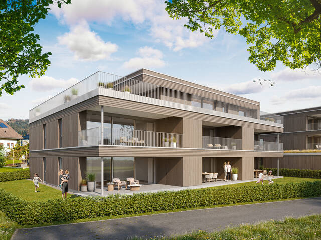 Immobilie in Schwarzach - 3-Zimmer-Terrassenwohnung in ruhiger Lage in Schwarzach - W2-06 - Bild 1