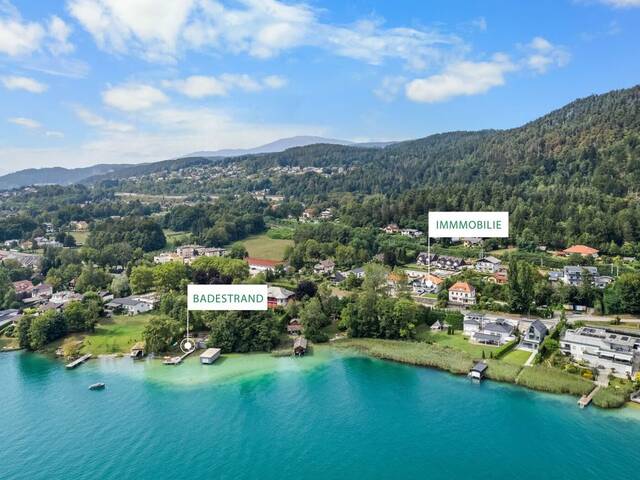 Immobilie in Velden am Wörther See - Luxus-Gartenwohnung mit Badeplatz am Wörthersee - Bild 1