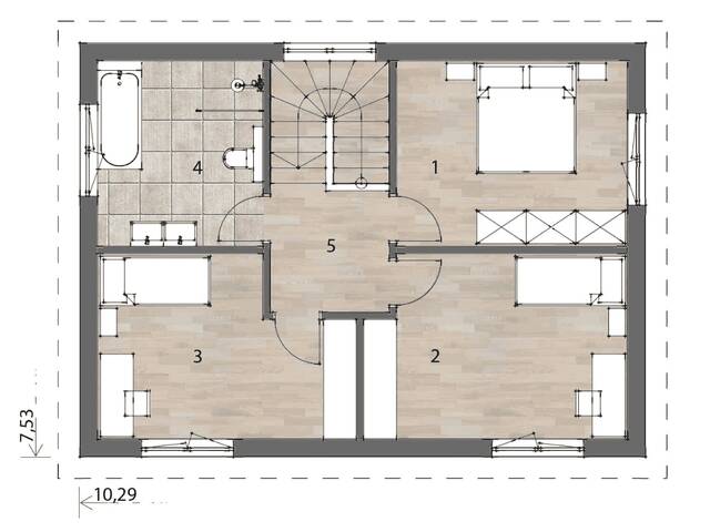 Immobilie in Strem - Kaufen statt Mieten / Top Einfamilienhaus belagsfertig 125 qm - Bild 3