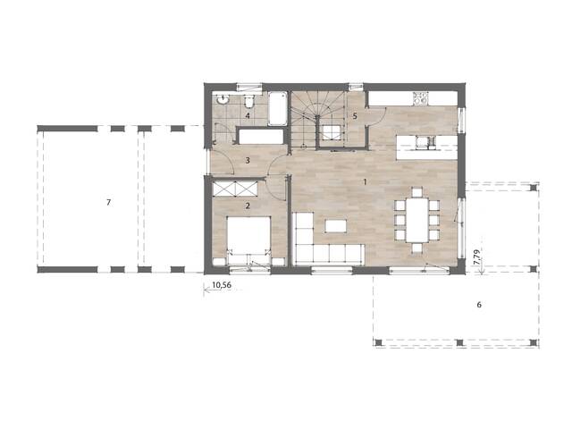 Immobilie in Oberpullendorf - Kaufen statt Mieten / Top Einfamilienhaus belagsfertig 137 qm - Bild 2