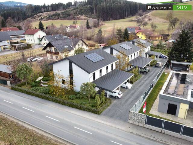 Immobilie in Großlobming - BEZUG Q1 2027: Doppelhaushälften mit Doppelcarport und PV-Anlage in Lobmingtal - Bild 1
