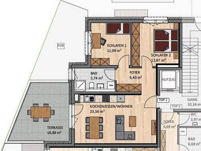 Immobilie in Achenkirch - Neue 3 Zimmer Wohnung in Achenkirch zu verkaufen - Bild 4