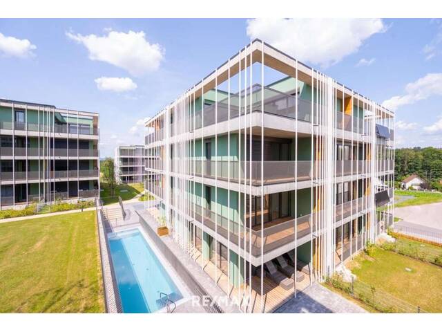 Immobilie in Bad Hall - Bezugsfertig - Dachgeschosswohnung + 50 m² Dachterrasse - TASSILO VILLEN - Wohnen wie im Urlaub I HAUS B I TOP - B42 - Bild 0