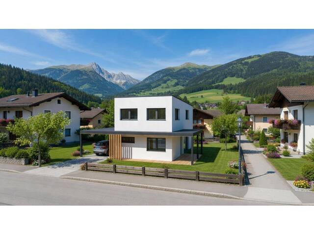 Immobilie in Oberdrauburg - Hochwertiges Holzhaus mit Wohlfühlfaktor und sonnigen Garten - Bild 0