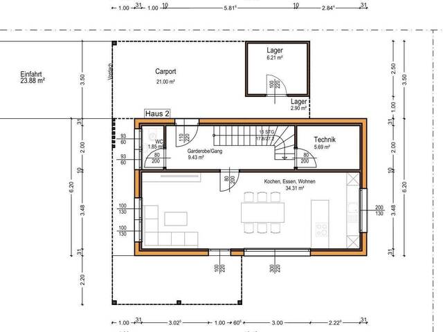 Immobilie in Oberdrauburg - Hochwertiges Holzhaus mit Wohlfühlfaktor und sonnigen Garten - Bild 1