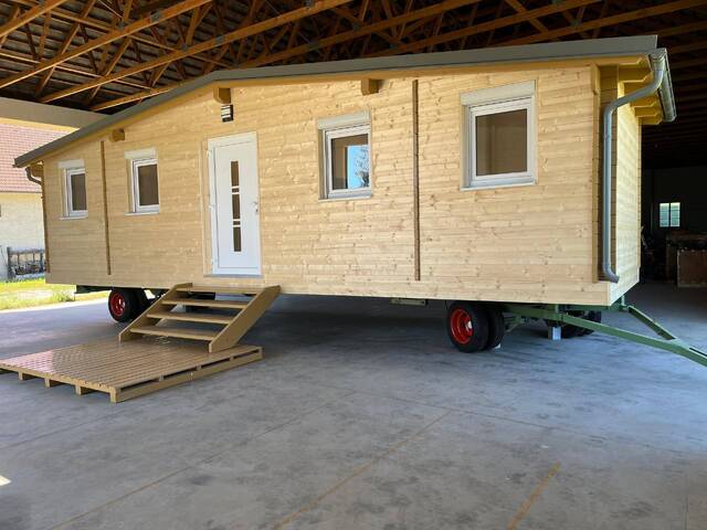 Immobilie in Hörsching - Tiny (mobil) Holzhaus auf Anhänger Fahrgestell - Bild 2