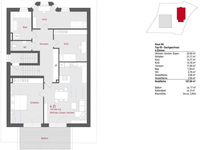 Immobilie in Scheffau am Tennengebirge - Alles unter Dach und Fach - großzügige 4-Zimmer-Familienwohnung in Scheffau am Tennengebirge - PROVISIONSFREI FÜR DEN ERWERBER - Bild 2