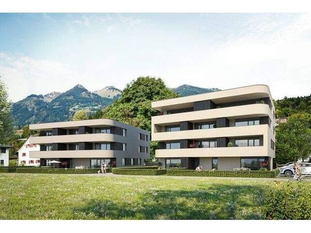 Immobilie in Ludesch - Zentral und sonnig wohnen in der schönen Wohngemeinde Ludesch - Neuwertige 2-Zi Wohnung mit Balkon & Garage - Bild 1