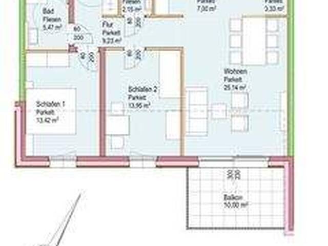 Immobilie in Oberalm - NEUBAUPROJEKT: PRÖLLHOFSTRASSE | OBERALM - 3 Zimmer Balkonwohnung - PROVISIONSFREI! - Bild 2