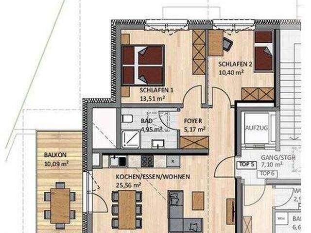 Immobilie in Achenkirch - Neue 3 Zimmer Wohnung in Achenkirch zu verkaufen - Bild 4