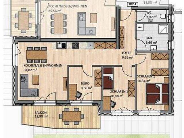 Immobilie in Achenkirch - Neue 4 Zimmer Wohnung in Achenkirch zu verkaufen - Bild 4