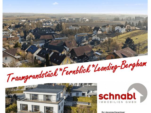 Immobilie in Bergham - Traumgrundstück*Fernblick*Leonding-Bergham - Bild 0