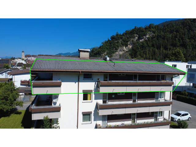 Immobilie in Bludenz - Dachgeschoss mit zwei Balkonen & zwei Stellplätzen - Bild 0