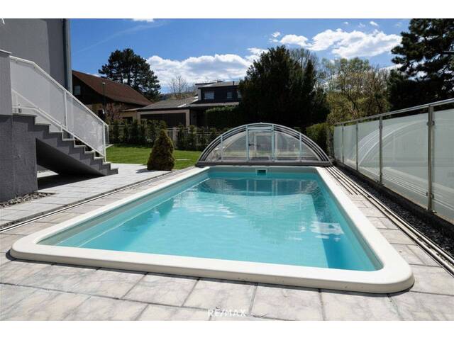Immobilie in Bisamberg - Ihr Traumhaus: 211 m² Einfamilienhaus mit Pool & Weingartenblick in Bisamberg - Bild 1