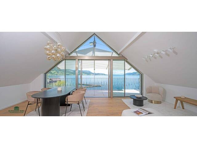 Immobilie in Unterburgau - Direkt am Wasser, Penthouse Attersee - Bild 2