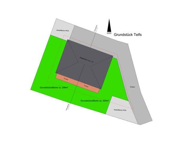 Immobilie in Telfs - Doppelhaushälfte massiv in Telfs - Bild 4