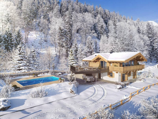 Immobilie in Angerberg - Das Wieshäusl - hochwertiges Zweifamilienhaus mit Pool in Alleinlage und seltenem Freizeitwohnsitz in Angerberg - Bild 2