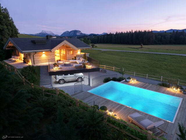 Immobilie in Angerberg - Das Wieshäusl - hochwertiges Zweifamilienhaus mit Pool in Alleinlage und seltenem Freizeitwohnsitz in Angerberg - Bild 4