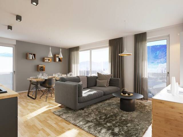 Immobilie in St. Ulrich am Pillersee - Projekt Dorfkristall: Moderne 3-Zimmer Wohnungen in zentraler Lage - Bild 1