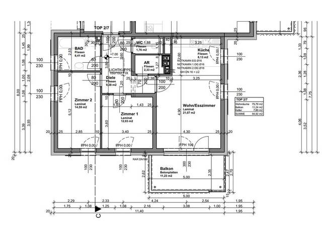 Immobilie in Thomasberg - 3-Zimmer Eigentumswohnung | ca 75 m² | Dachgeschoss | Balkon - Bild 1