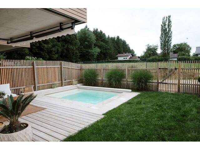 Immobilie in Palting - Moderne Gartenwohnung mit Pool & Süd- Westlage nahe Mattsee/ Perwang - Bild 1