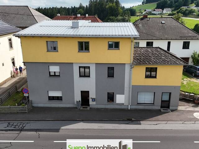 Immobilie in Sandl - Großzügiges Wohnhaus in Sandl mit 2 Einheiten und zusätzlich Büro/Verkaufsfläche - Bild 0