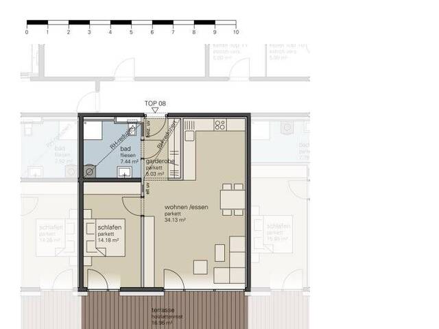 Immobilie in Landeck - Modernes Passivhaus in Landeck mit Fußbodenheizung, Aufzug, Tiefgarage & Balkon - Bild 3