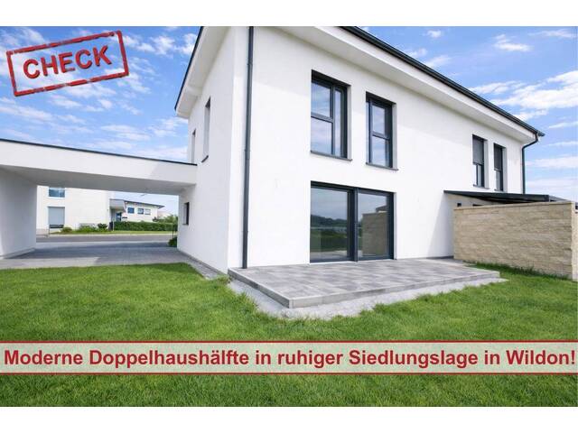 Immobilie in Weitendorf - Moderne Doppelhaushälfte in ruhiger Siedlungslage in Wildon-Weitendorf! - Bild 0