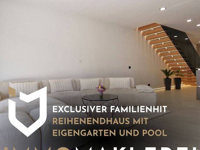 Immobilie in Attnang - EXKLUSIVER FAMILIENHIT - REIHENENDHAUS MIT EIGENGARTEN UND POOL - Bild 0