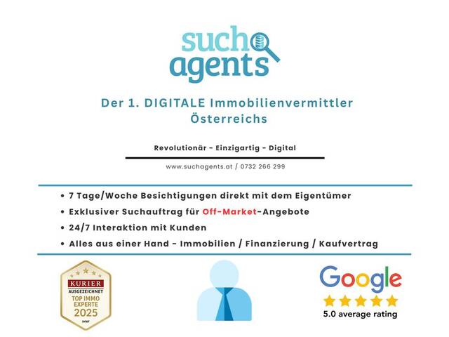 Immobilie in Altmünster - Traunsee-Blick & Sonne: Stilvolle 3-Zimmer-Wohnung mit 2 Balkonen, Garage & ruhiger Lage - Bild 2