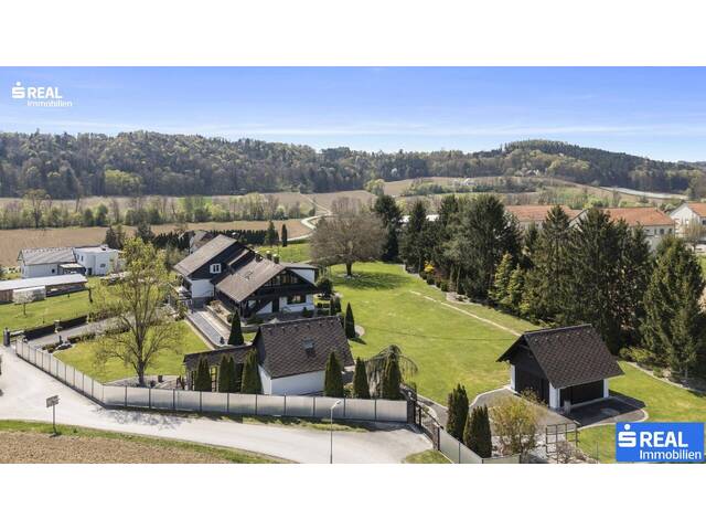 Immobilie in Ottendorf an der Rittschein - Diskreter Landsitz mit Garten-Idylle & Nebengebäuden – Stilvolle Villa in Ottendorf an der Rittschein - Bild 2