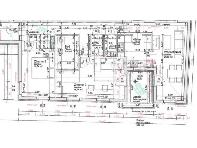 Immobilie in Pöchlarn - Pöchlarn | 3-Zimmer-Eigentumswohnung | Top 18 | 2.OG mit Loggia - Bild 1