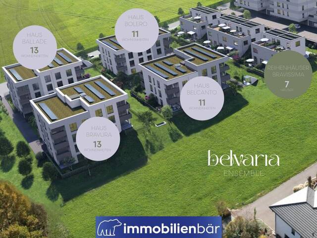 Immobilie in Brunnenthal - BELVARIA - Ensemble - Reihenhaus mit Dachterrasse, Garten und Doppelcarport - Bild 2